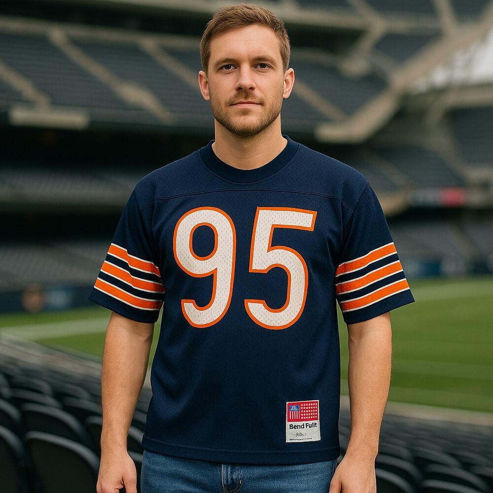 Sand-Knit MacGregor Chicago Bears Jersey 95 Richard Dent Vintage 80s L